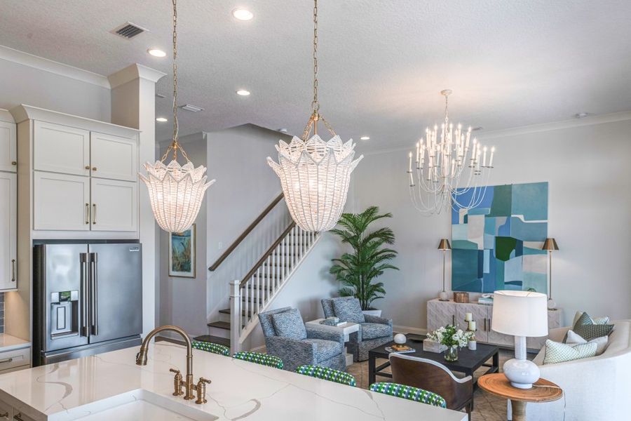 Representative furnished interior of a home built from the Sawyer by Riverside Homes in Mariposa at EverRange, Jacksonville (Image 65).