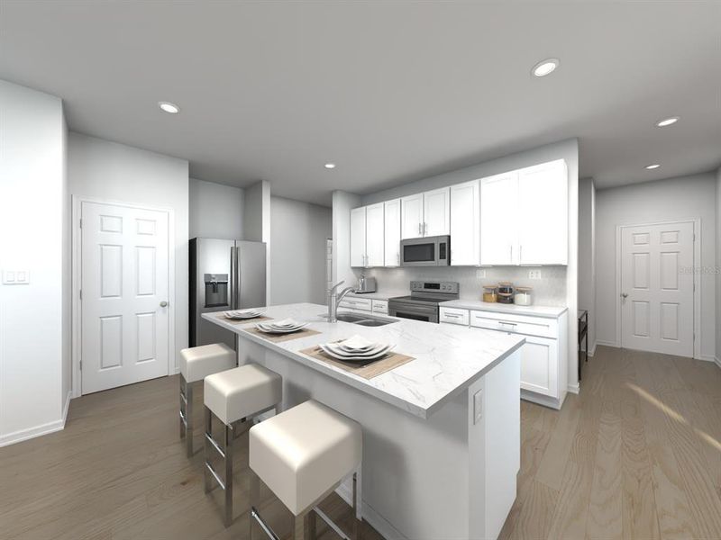 Furnished interior view inside a new home in Magnolia Bay - Premier Series, Nokomis (Image 3).
