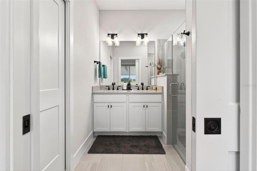 Furnished interior view inside a new home in , Oxford (Image 47).