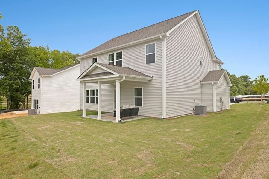 Representative exterior details of a home built from the Whitney by True Homes in Harpers Landing, Walkertown (Image 21).