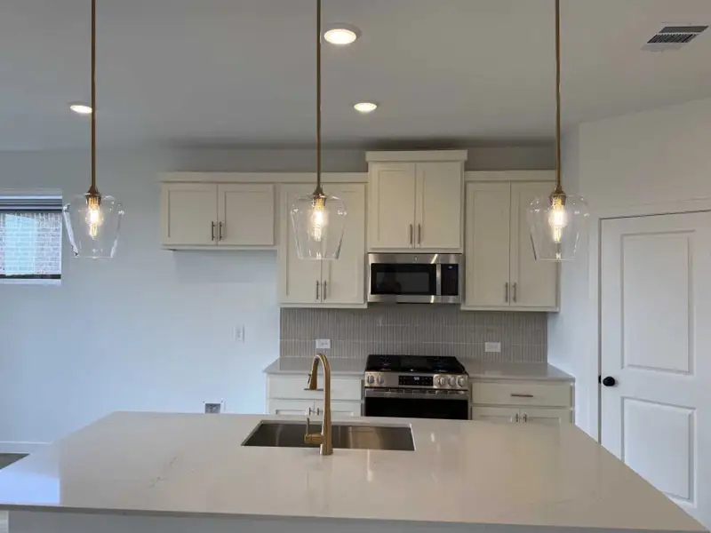 Kitchen Construction Progress featuring the Serene Collection