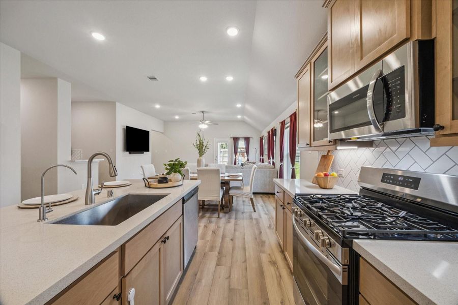 Furnished interior view inside a new home in , Houston (Image 10).