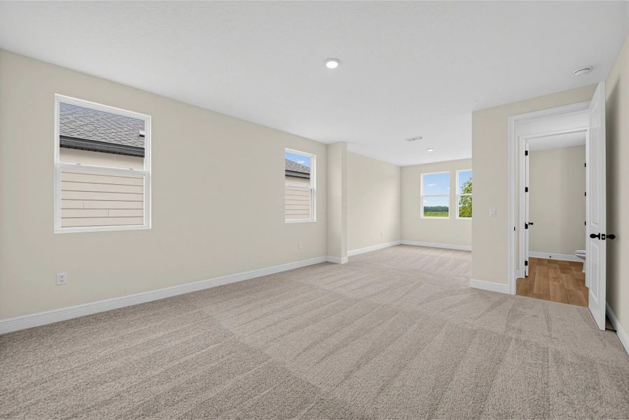 Spacious, unfurnished interior of a new home in Trailside, Mount Dora (Image 22). Spacious, unfurnished interior of a new home in Trailside, Mount Dora (Image 22).