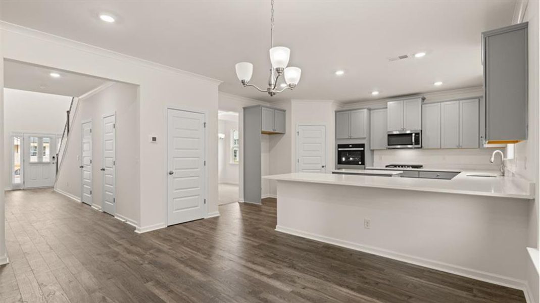 Furnished interior view inside a new home in Wildwood, Covington (Image 12). Furnished interior view inside a new home in Wildwood, Covington (Image 12).