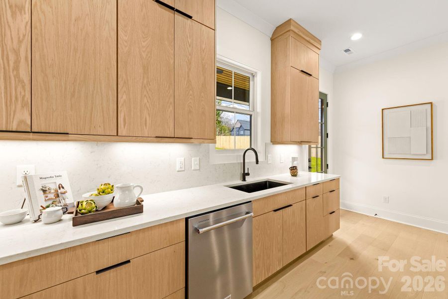 Furnished interior view inside a new home in , Charlotte (Image 17).