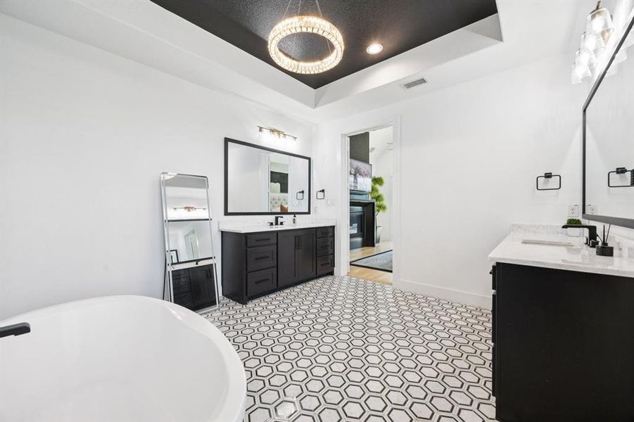 Furnished interior view inside a new home in , Prosper (Image 5). Furnished interior view inside a new home in , Prosper (Image 5).