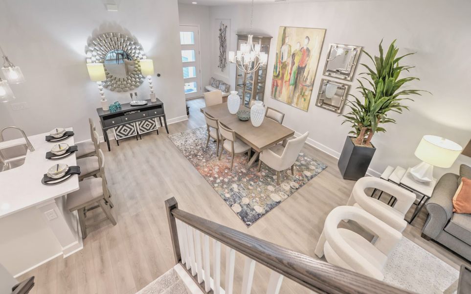 Furnished interior view inside a new home in Woodhaven, Port Orange (Image 5).