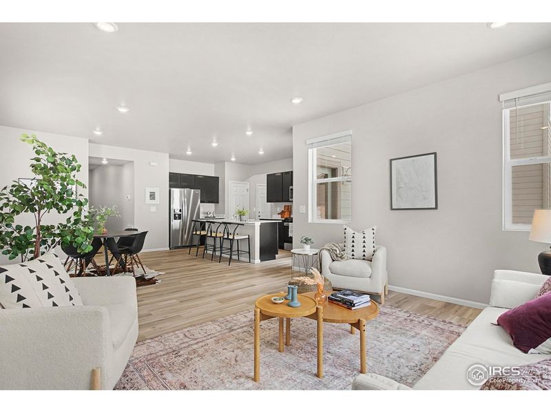 Furnished interior view inside a new home in Lake Bluff, Greeley (Image 11).