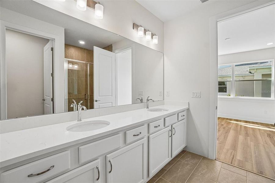 Furnished interior view inside a new home in Lagoon Residences at Epperson, Wesley Chapel (Image 6).