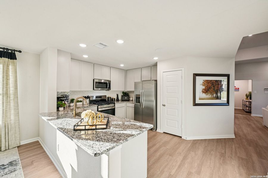 Furnished interior view inside a new home in Red Hawk Landing, San Antonio (Image 6).