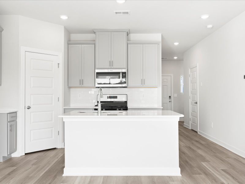 Furnished interior view inside a new home in Valentine Townes, Greer (Image 8).
