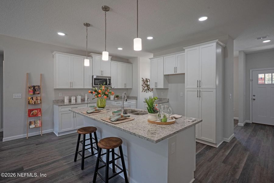 Furnished interior view inside a new home in , Jacksonville (Image 12).