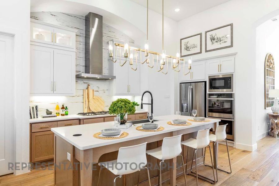 Furnished interior view inside a new home in Santa Rita Ranch: 90ft. lots, Liberty Hill (Image 12). Furnished interior view inside a new home in Santa Rita Ranch: 90ft. lots, Liberty Hill (Image 12).