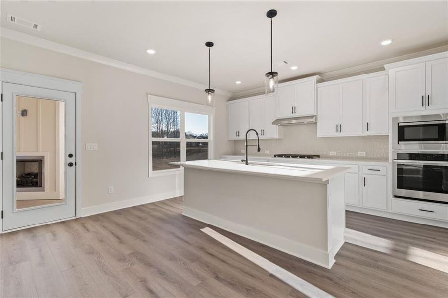 Furnished interior view inside a new home in Rosewood Lake Estates, Hoschton (Image 15).