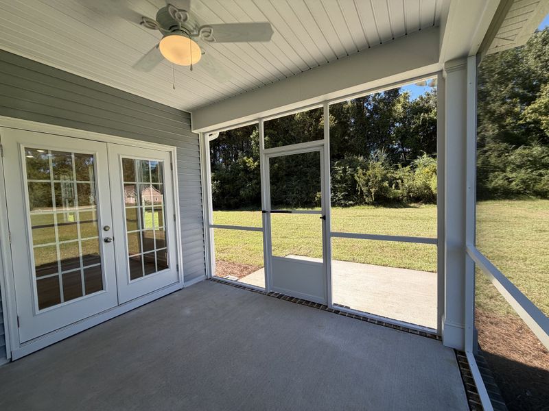 Exterior details and patio area of a home in Waterfall Estates, Whiteville (Image 23).