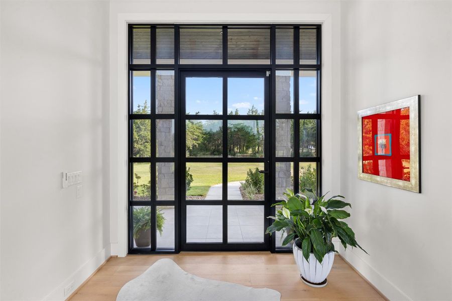 LARGE METAL DOOR