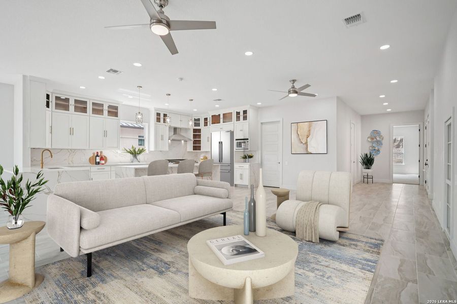 Furnished interior view inside a new home in , San Antonio (Image 16).