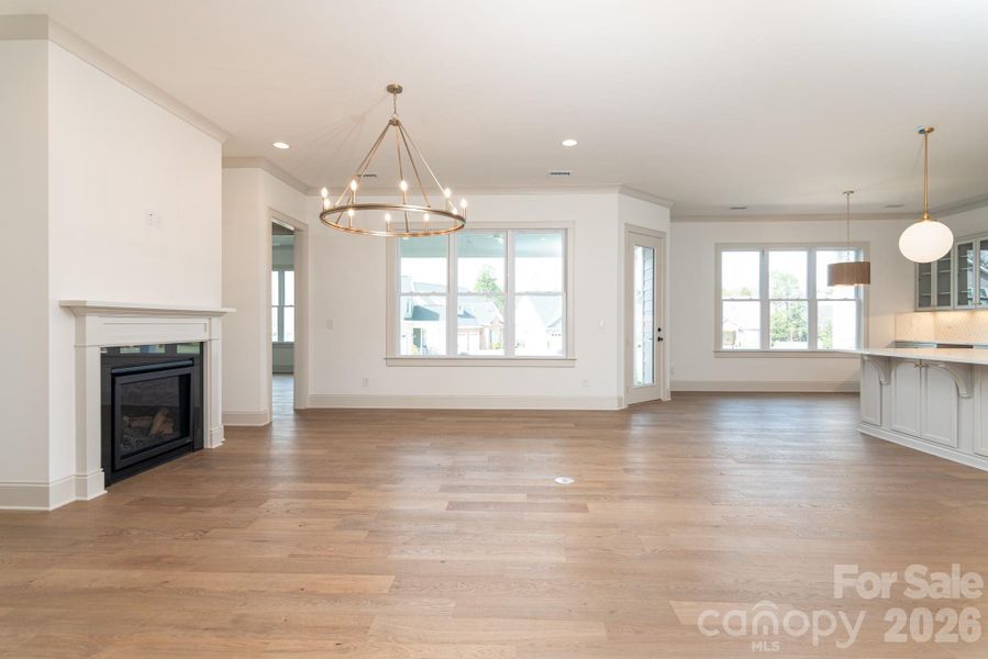 Spacious, unfurnished interior of a new home in Bailey's Glen, Huntersville (Image 31).