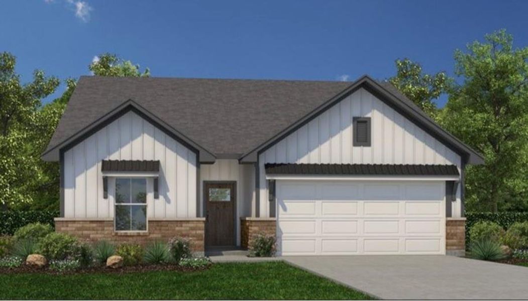 Paint and Brick Colors may vary