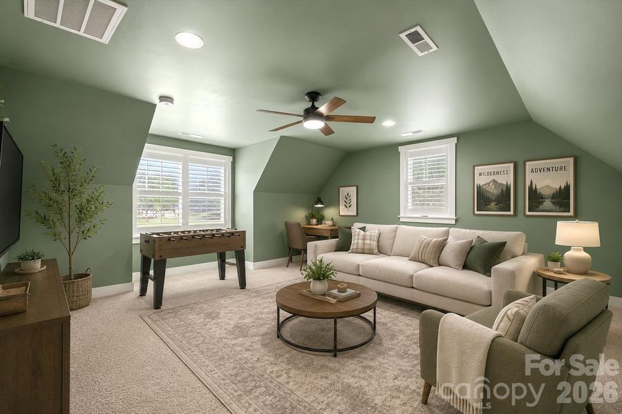 Furnished interior view inside a new home in , Denver (Image 9). Furnished interior view inside a new home in , Denver (Image 9).