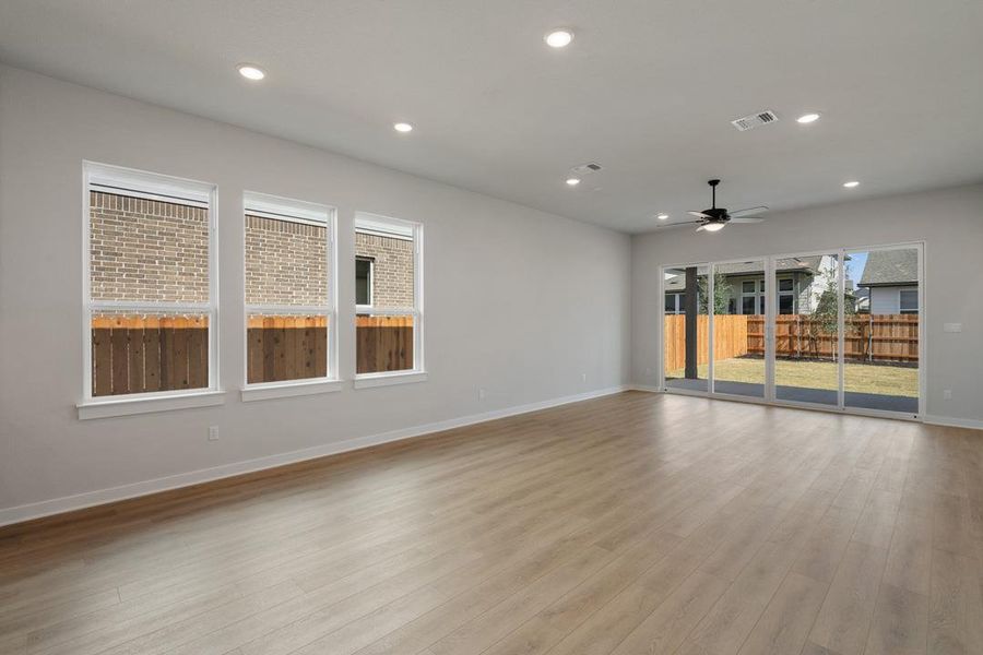 Spacious, unfurnished interior of a new home in Arbor Collection at Heritage, Dripping Springs (Image 17). Spacious, unfurnished interior of a new home in Arbor Collection at Heritage, Dripping Springs (Image 17).