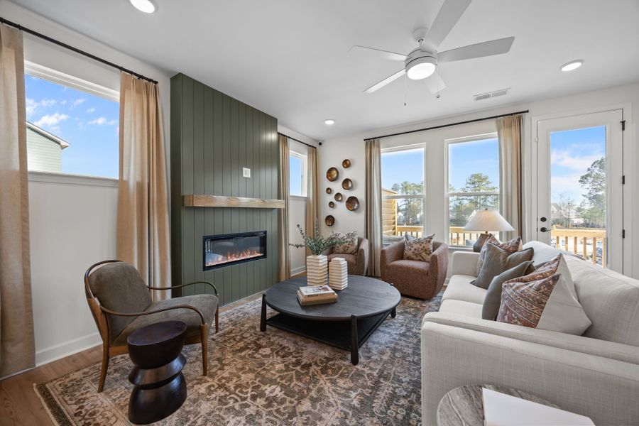 Representative furnished interior of a home built from the The Mitchell Exterior by Davidson Homes LLC in Summers Walk, Davidson (Image 27).
