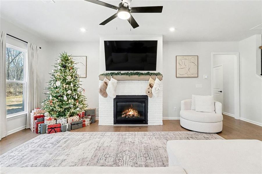 Furnished interior view inside a new home in Pinebrook at Hamilton Mill, Auburn (Image 5). Furnished interior view inside a new home in Pinebrook at Hamilton Mill, Auburn (Image 5).