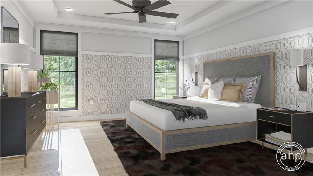 Furnished interior view inside a new home in , Ball Ground (Image 9).