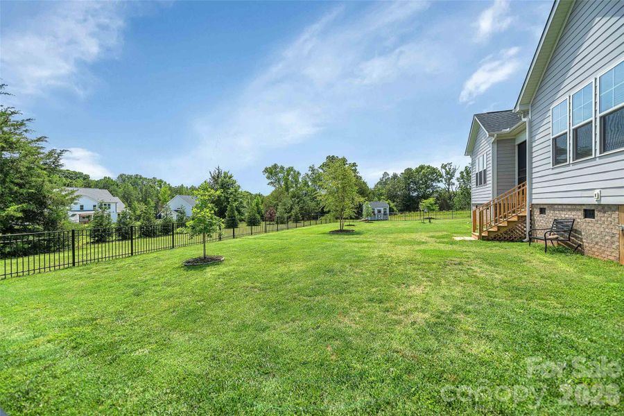 Exterior details and patio area of a home in , Clover (Image 25).