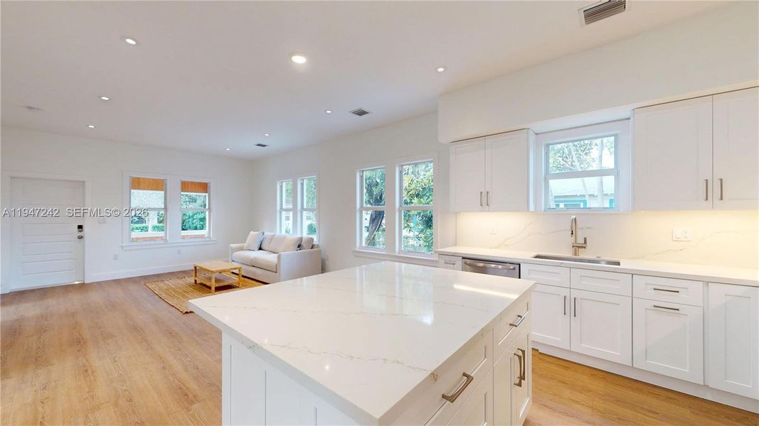 Furnished interior view inside a new home in , Coral Gables (Image 12).