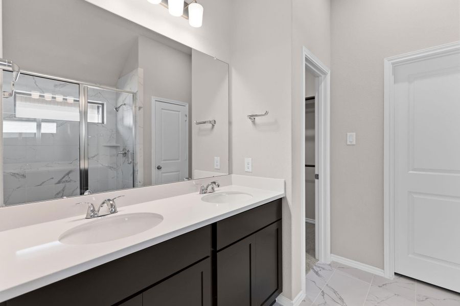 Furnished interior view inside a new home in Grand Central Park, Conroe (Image 13).