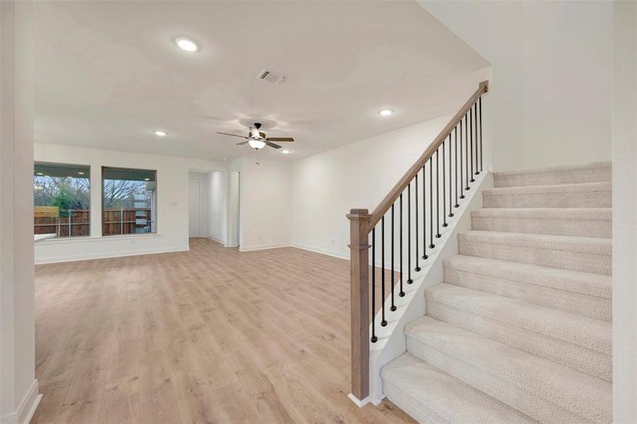 Spacious, unfurnished interior of a new home in Karis - Village Series, Crowley (Image 22).