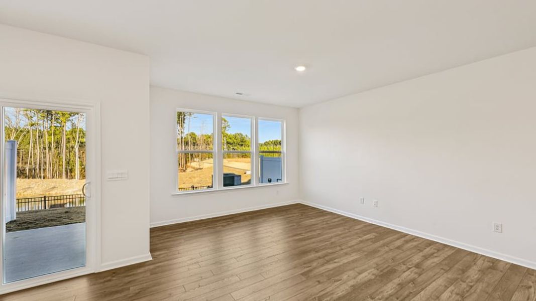 Spacious, unfurnished interior of a new home in Chapel Townes, Raleigh (Image 16).