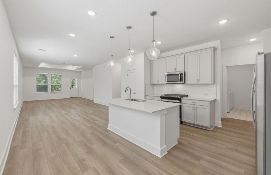 Furnished interior view inside a new home in Saddleback at Santa Rita Ranch, Liberty Hill (Image 7).