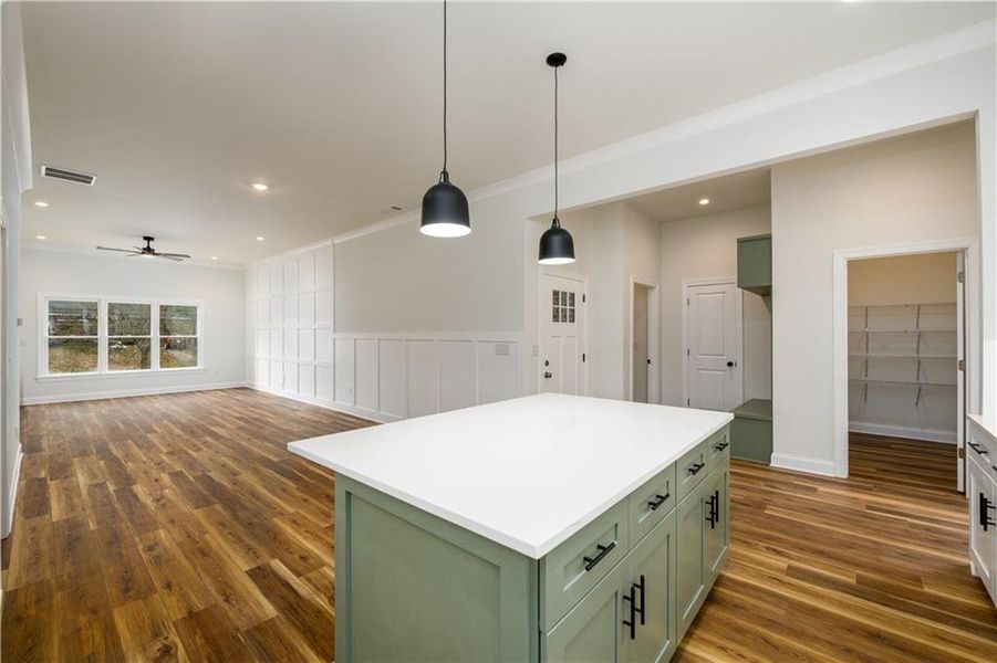 Furnished interior view inside a new home in , Atlanta (Image 8).