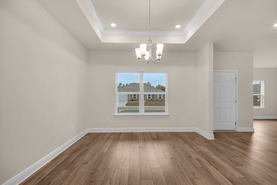 Representative unfurnished interior of a home built from the Rosemary by Holiday Builders in Sanborn Hill, Milton (Image 9). Representative unfurnished interior of a home built from the Rosemary by Holiday Builders in Sanborn Hill, Milton (Image 9).