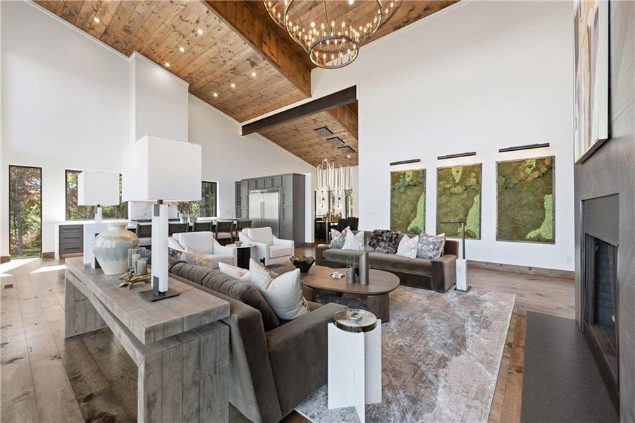 Furnished interior view inside a new home in , Blue Ridge (Image 55). Furnished interior view inside a new home in , Blue Ridge (Image 55).