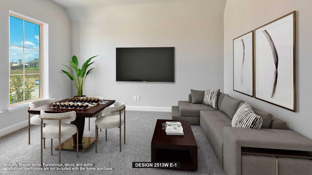 Furnished interior view inside a new home in Flora, Hutto (Image 4).