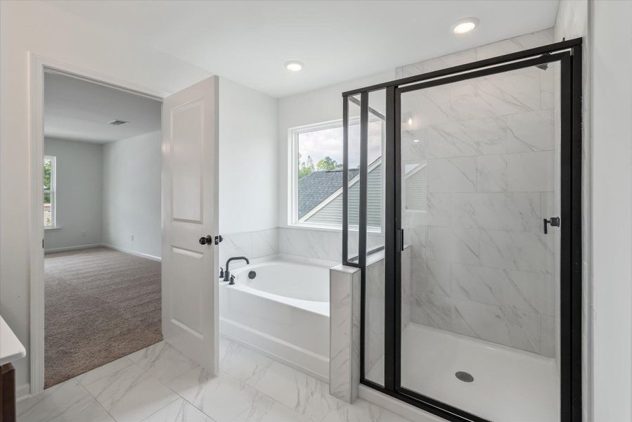 Furnished interior view inside a new home in Parker's Preserve, Ridgeville (Image 15). Furnished interior view inside a new home in Parker's Preserve, Ridgeville (Image 15).