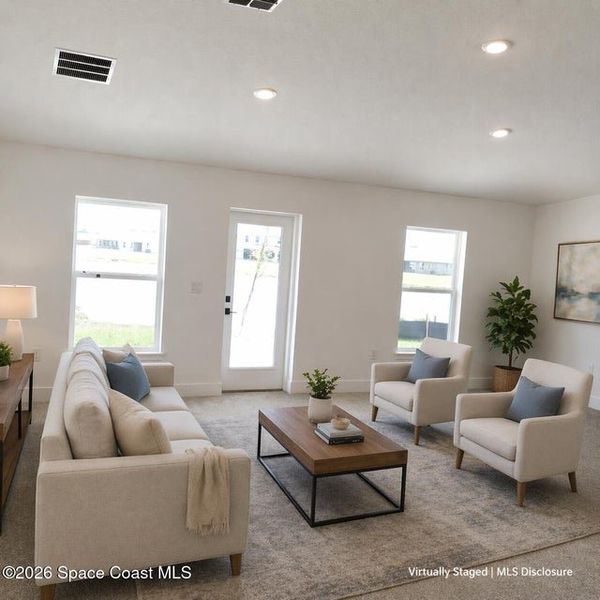 Furnished interior view inside a new home in St. John's Preserve, Palm Bay (Image 8).