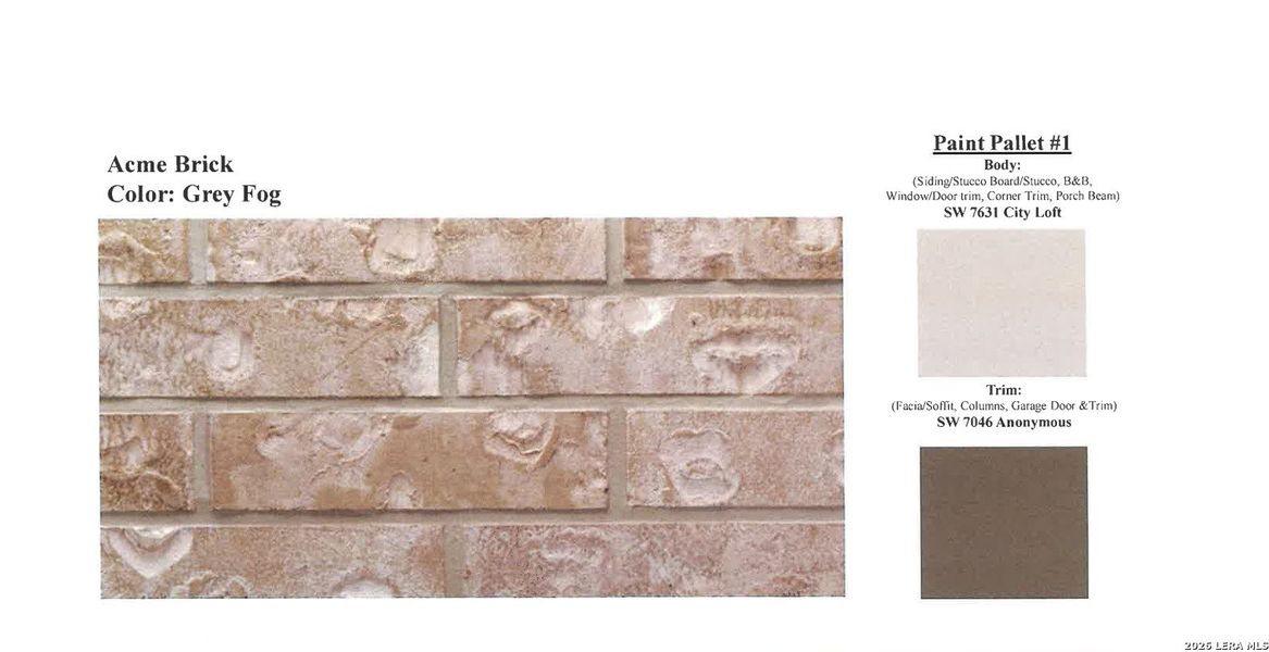 Sample of building materials used in homes in Lone Oak, San Antonio (Image 3).