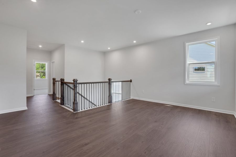 Spacious, unfurnished interior of a new home in The Paddocks at Doc Hughes, Buford (Image 23). Spacious, unfurnished interior of a new home in The Paddocks at Doc Hughes, Buford (Image 23).