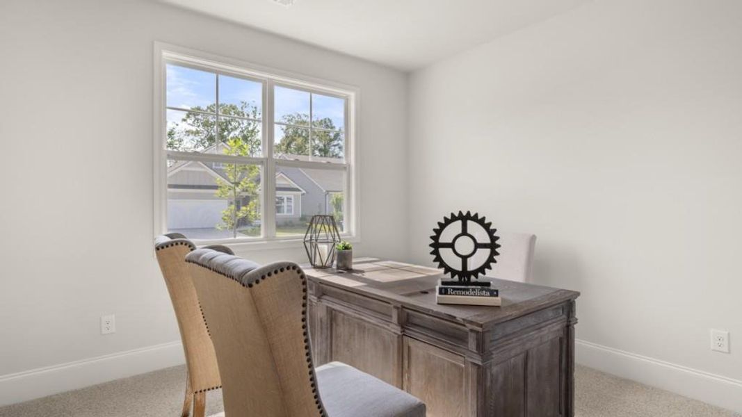 Furnished interior view inside a new home in Hamptons at Riverwood North, Dallas (Image 19).