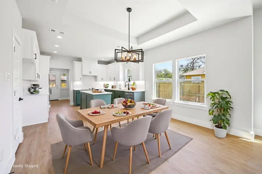 Furnished interior view inside a new home in , Dallas (Image 6).