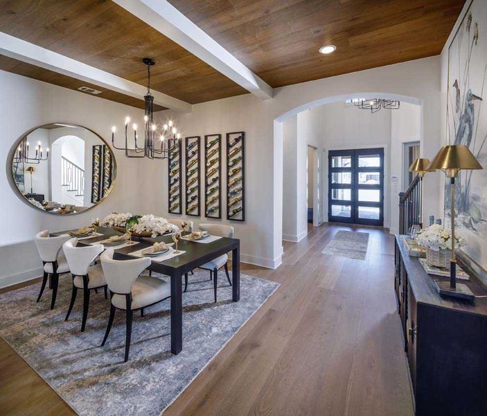 Representative furnished interior of a home built from the 222G by Highland Homes in Quail Hollow, Rockwall (Image 44).