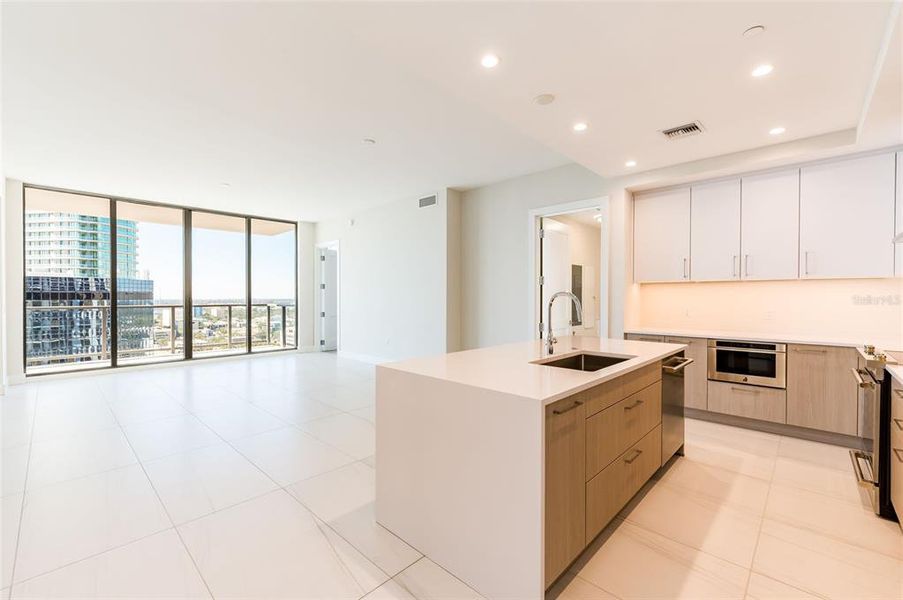 Furnished interior view inside a new home in , St. Petersburg (Image 8).