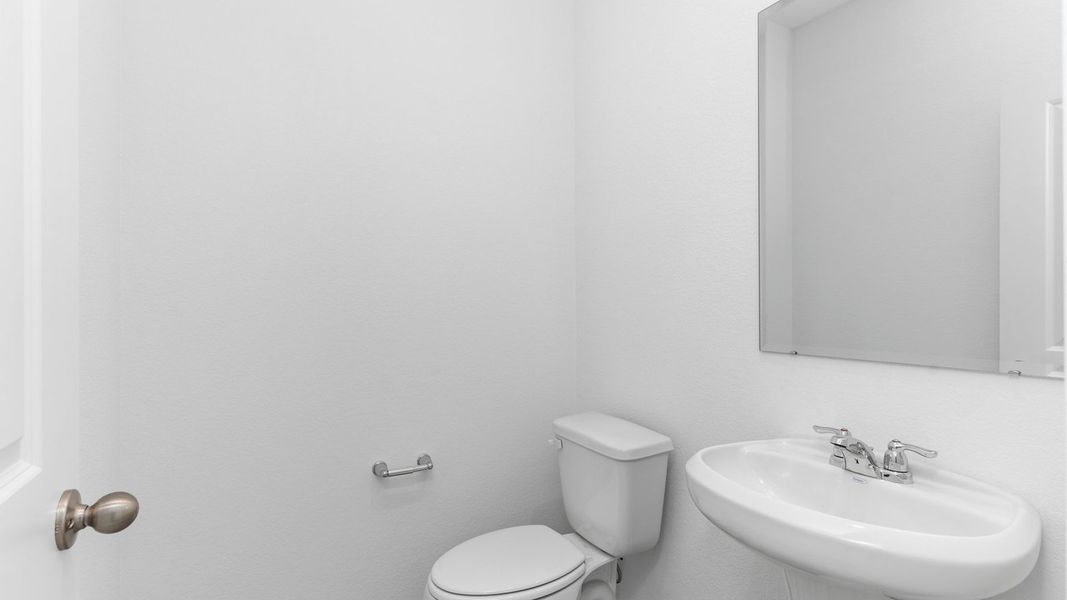 Representative furnished interior of a home built from the FLORENCE by D.R. Horton in Lakes at Westland Ranch, League City (Image 12).