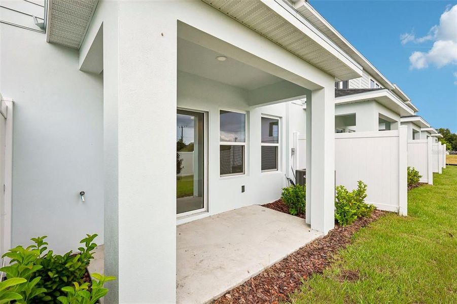 Exterior details and patio area of a home in Twin Oaks, Zephyrhills (Image 27). Exterior details and patio area of a home in Twin Oaks, Zephyrhills (Image 27).