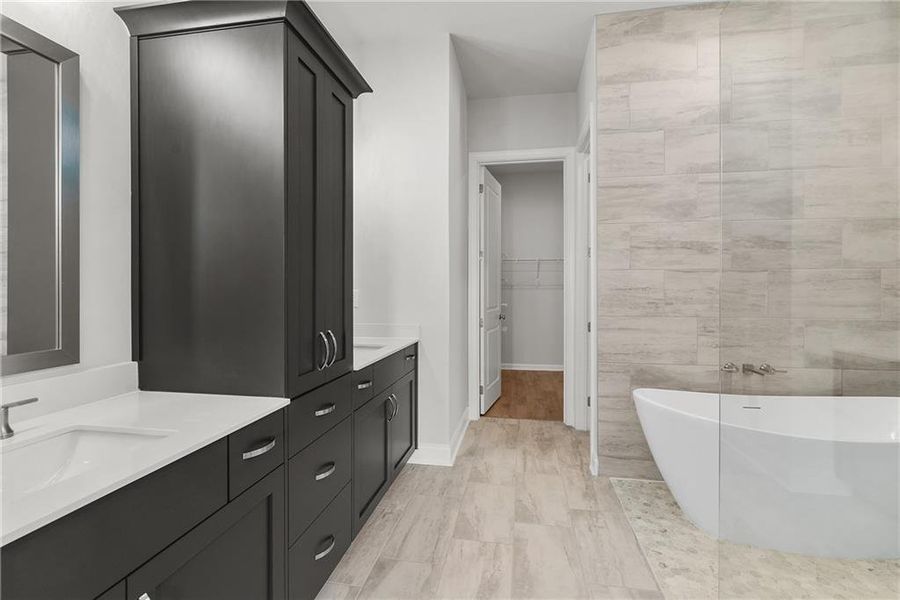 Furnished interior view inside a new home in Promenade at Sawnee Village, Cumming (Image 11).