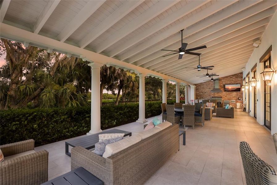 Exterior details and patio area of a home in , Parrish (Image 4).